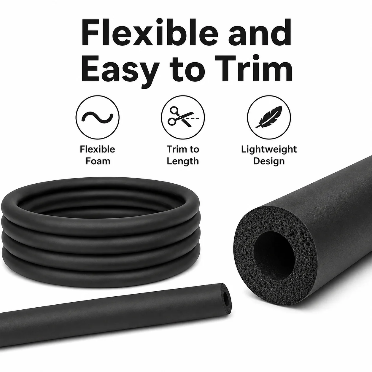 Universal Bicycle Cable Noise Dampening Cotton Wrap for Brake and Gear Systems