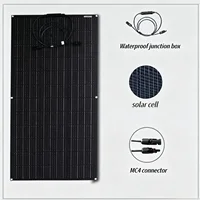Panneau solaire flexible JINGYANGPV 110W, équipé de modules solaires à haute efficacité, indice d'étanchéité IP67, idéal pour les systèmes solaires hors réseau tels que les camping-cars, le camping, etc. 3