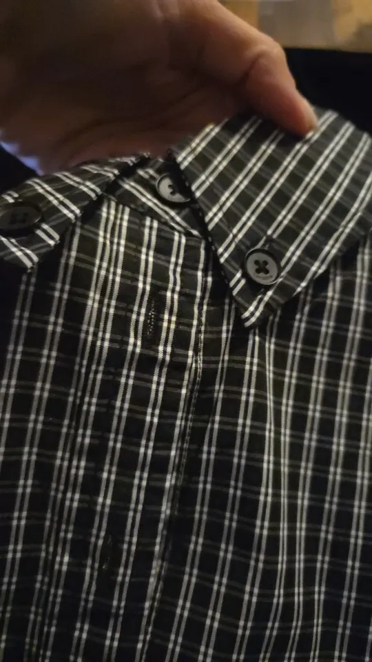 TOYOUTH Women Blouse Shirt Autumn New College Style Black and White Grid Long Sleeve Splicing Shirt Tops photo review