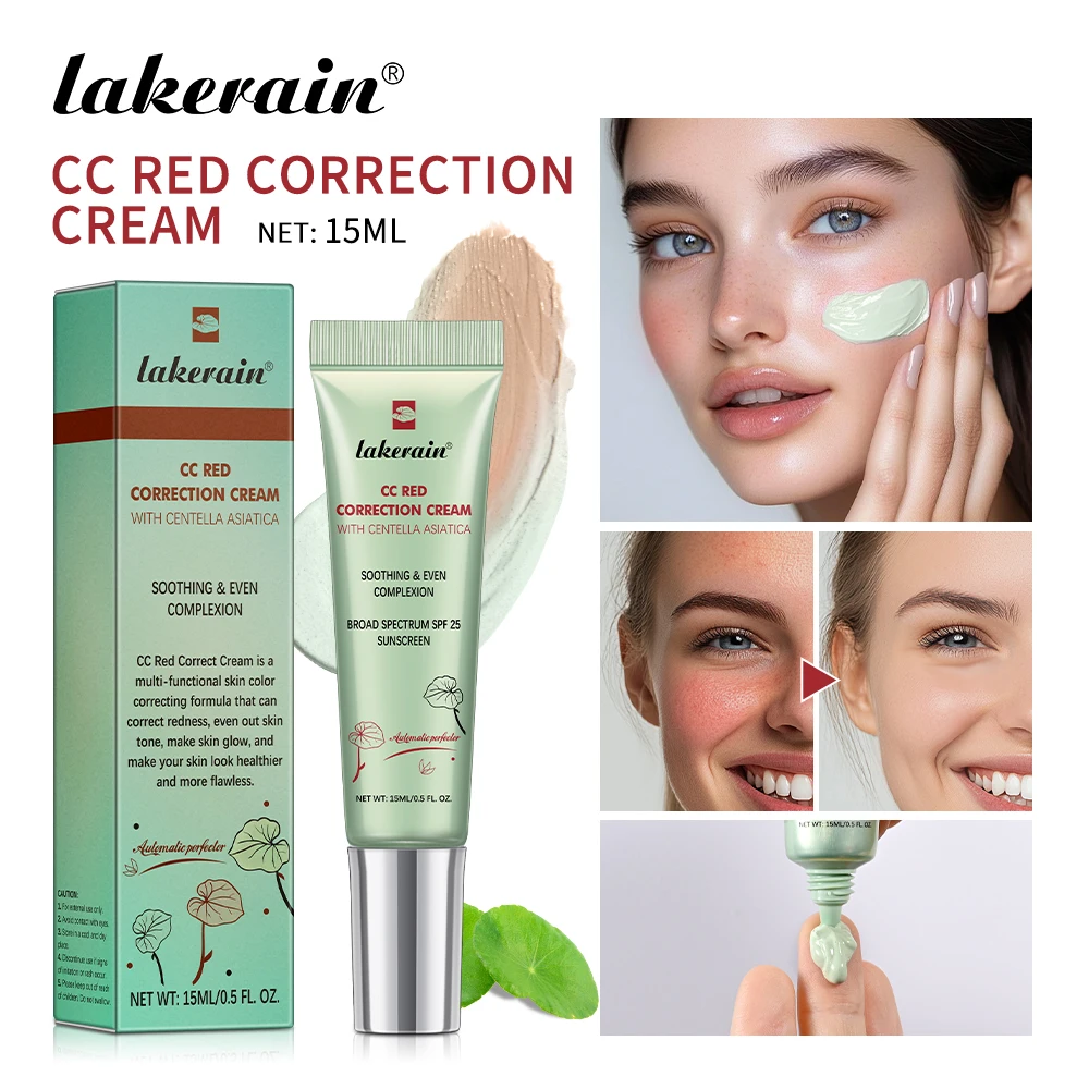 Centella Asiatica Correction Cream Lightweight Hydrating & Color Long-Lasting Moisturizing Primer Buildable Coverage facial primer makeup primer