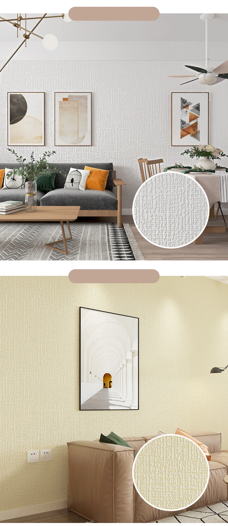 Espessado, Impermeável, Fundo, Parede, Renovação, Adesivos, PVC, 50cm x 10m
