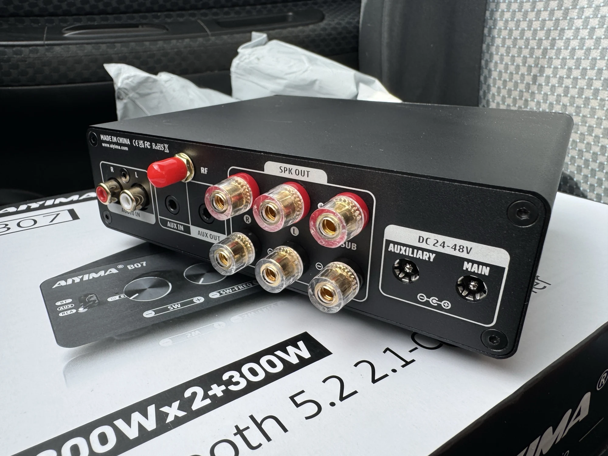 AIYIMA B07 Audio Bluetooth Sound Power Amplifier 2.1 Channel Amp