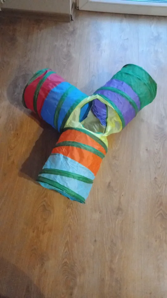 Cat Tunnel Foldable Cat Tunnel Pet Supplies Cat S T Y Pass Play Tunnel Cat Toy photo review