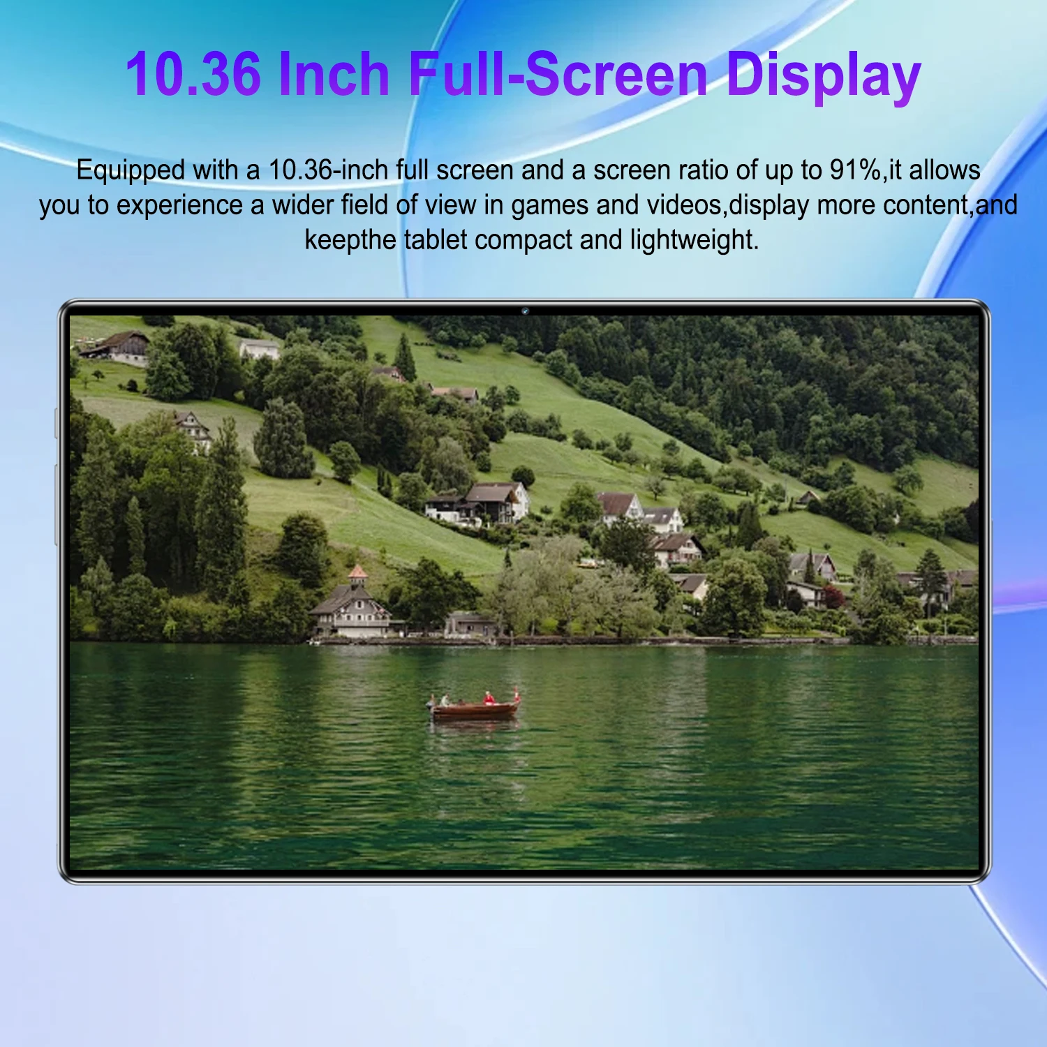 2026 New Android 13 Tablet 12000mAh Large Battery 16GB RAM 1TB ROM 10 Core Processor 5G WiFi Portable 16MP+32MP Camera For Home Entertainment And Casual Reading
