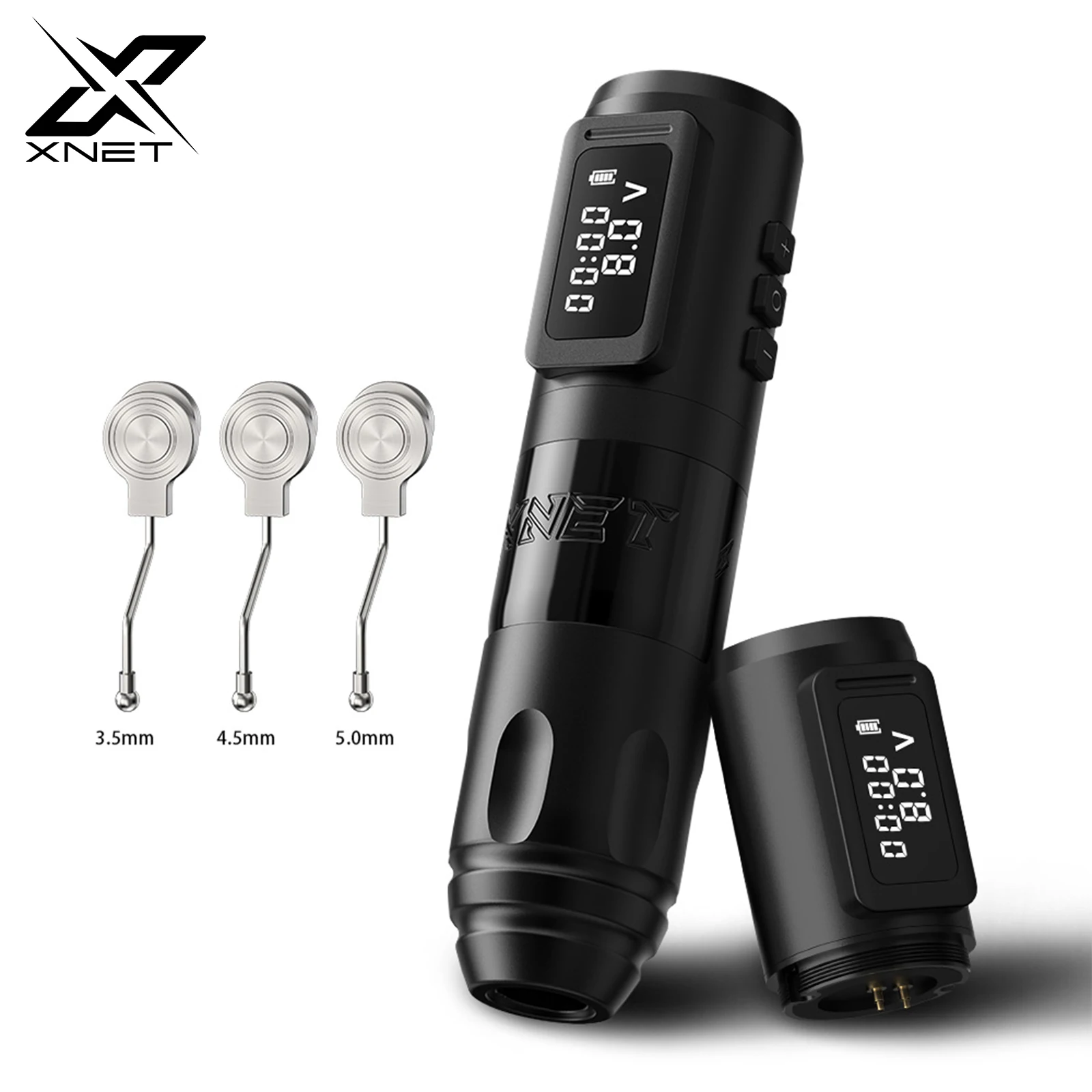 XNETワイヤレスマシン Xnet-プロのワイヤレスタトゥーマシン,調整可能なストロークペン