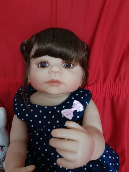 48cm completo in silicone morbido corpo RINATO baby doll toys COME ALIVE Baby Principessa 