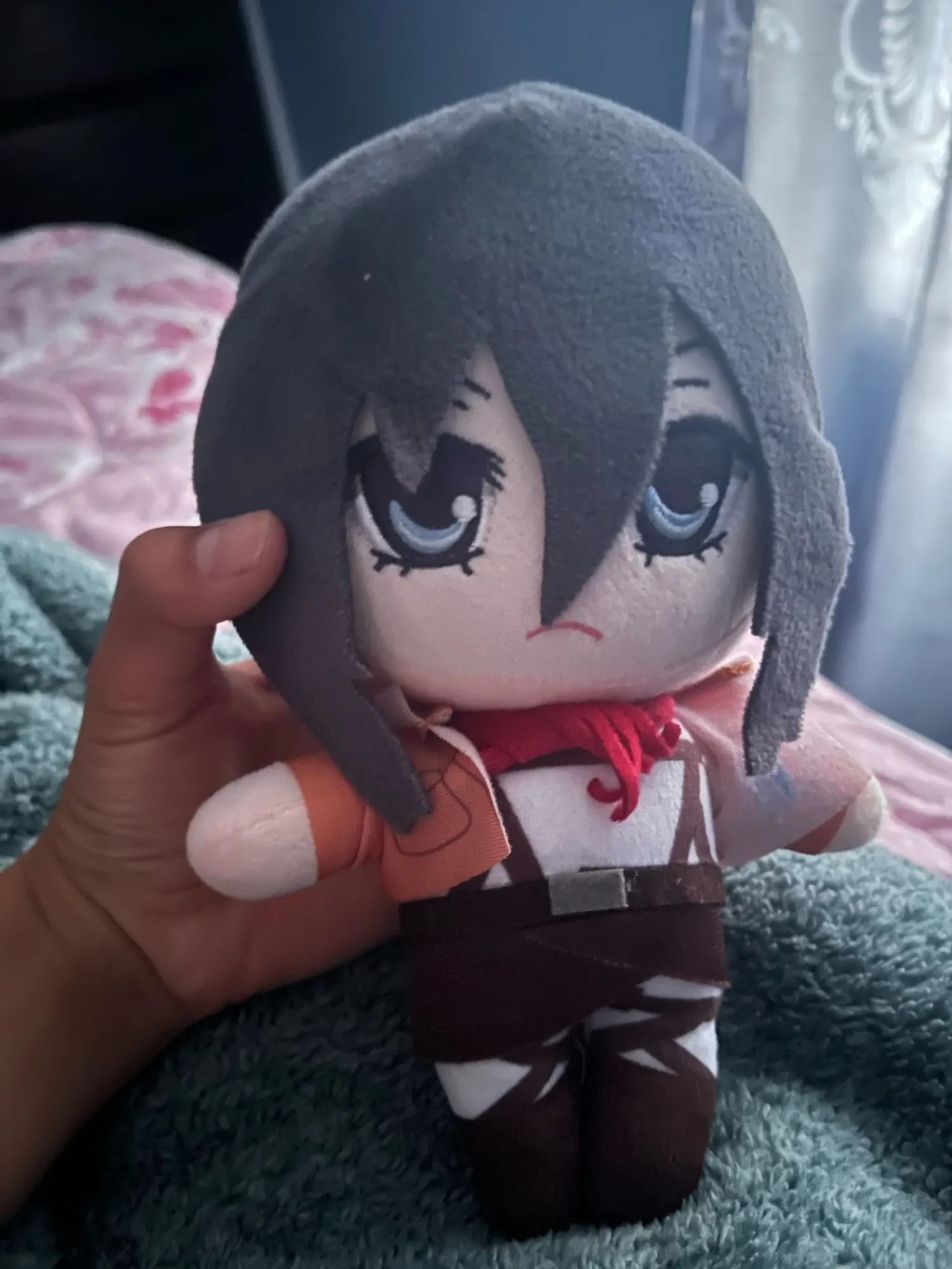 Attack on Titan Plush Toys – Cute Levi, Eren, Mikasa Stuffed Dolls