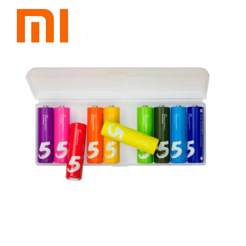 Батарейки Xiaomi ZMI Rainbow ZI5 Batteries типа AA 10 шт. (цветные) |