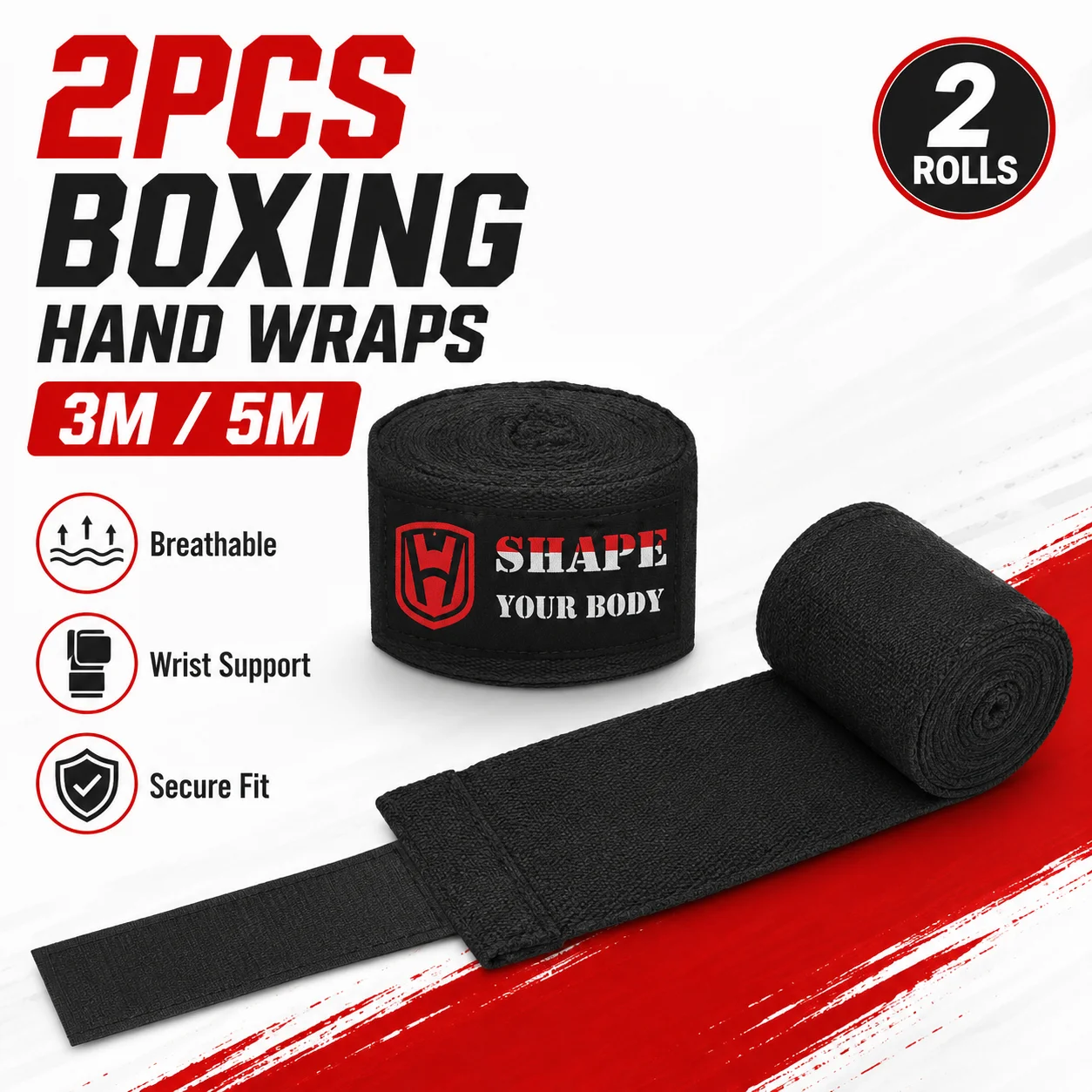3m Cotton Boxing Hand Wraps