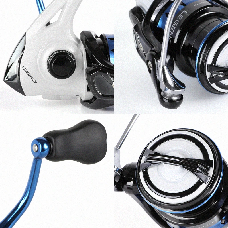 Spinning Fishing Reels Ultralight 8KG Max Drag Size 500 Ice Fishing 5.1:1 Spare Spool Saltwater Freshwater Carp Coil MIFINE LEGENCY