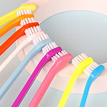 Vet Recommended Dog Toothbrush - Micro Head Teeth Cleaning Tool for Small Mouth Dogs Cats, 360° Gum Care Pet Dental Kit 4