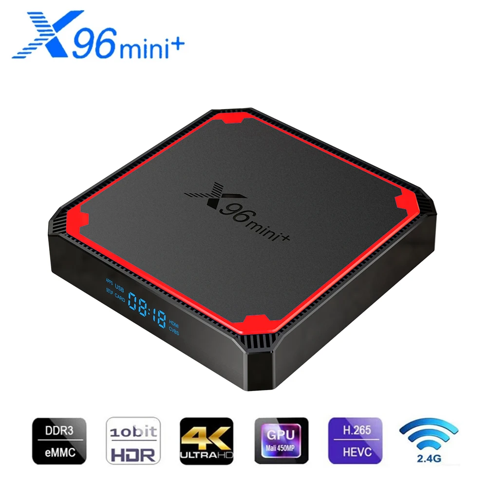 

30pcs/lot X96 MINI PLUS android 9 smart tv box android 9 mlogic S905W4 quad core 2G 16gb