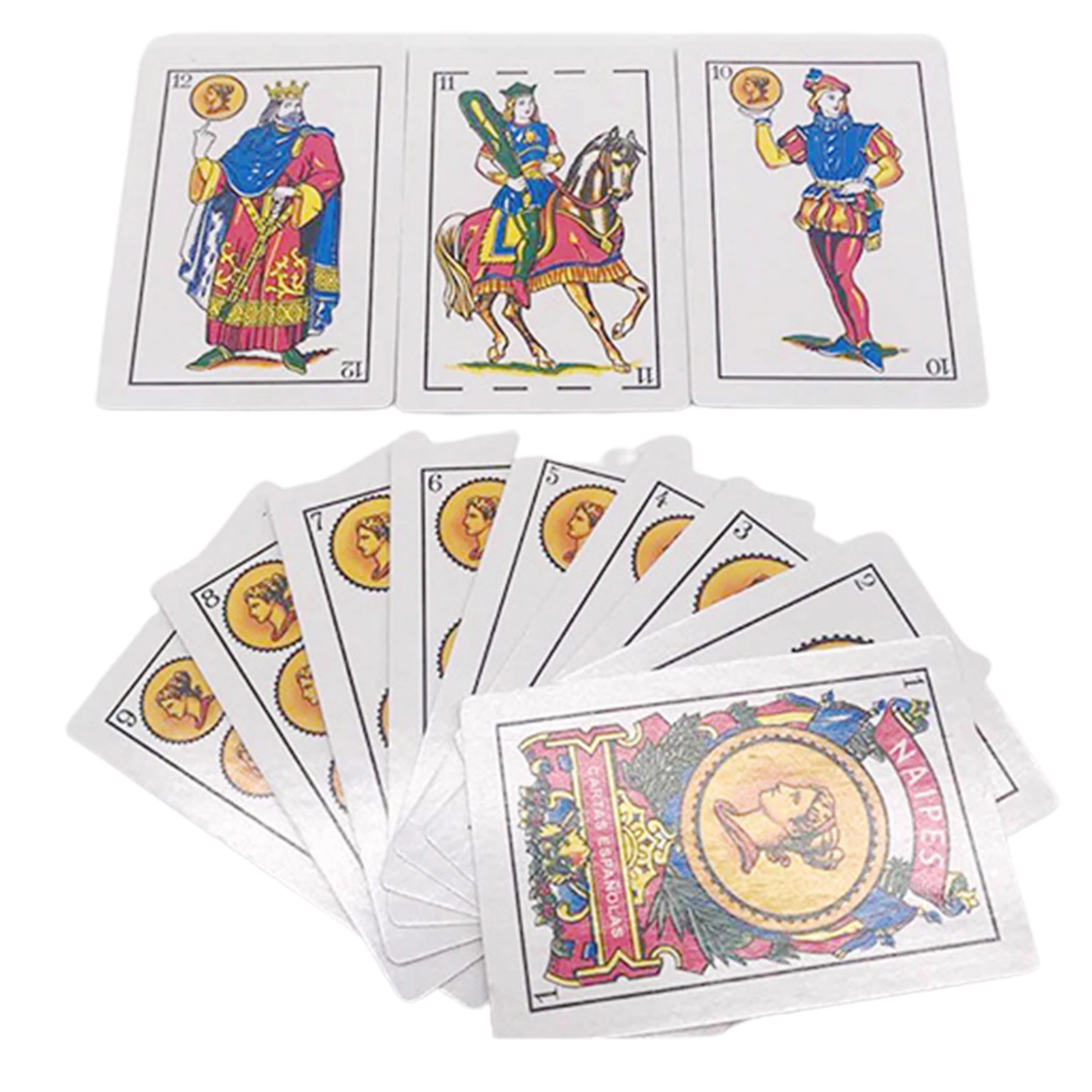 Spanish Poker Cards Colorful Waterproof Printed Party Board Game playing cards plastic playing cards
