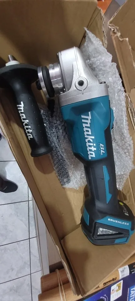 2025 Makita DGA404 100/125mm Angle Grinder 18V Lithium Battery Brushless Polishing Machine 4 Gear Industrial Cutting Power Tools photo review