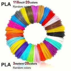 Vibrant 20 - Color 3D Printing Pen Set for Creative Art and DIY Designs (3M20)