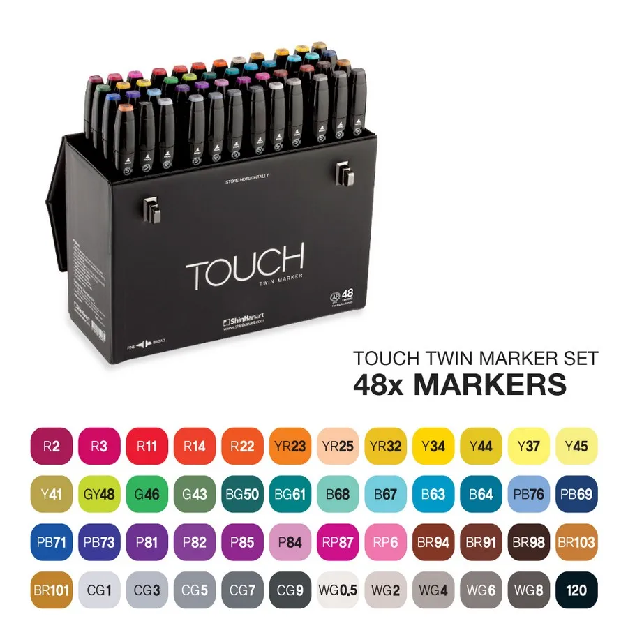Touch Набор маркеров Twin 48 цветов