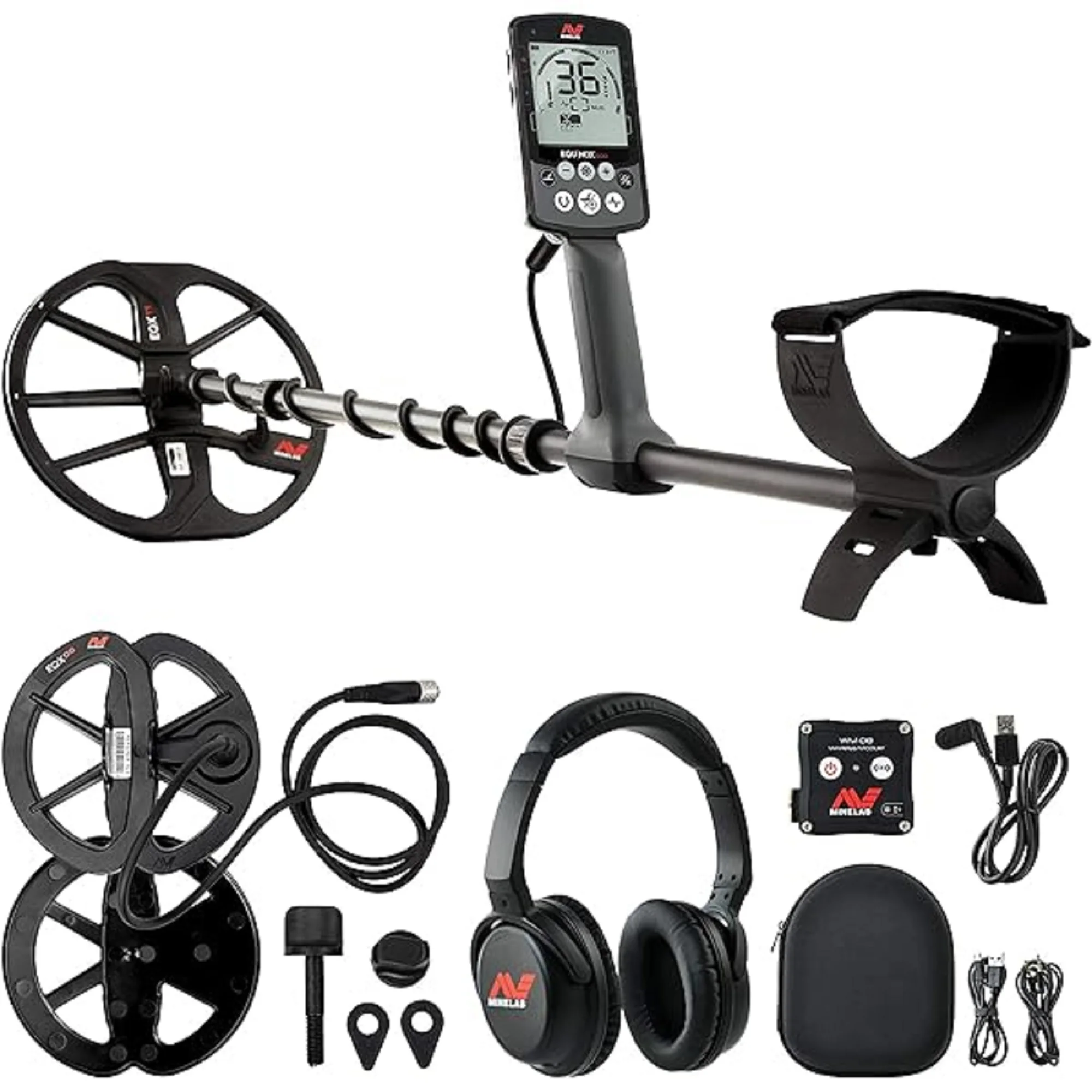 Authentic Min_e_lab EQUINOX 800 Multi-IQ Underwater Metal_Detectors & Pro-Find 15 Pinpointer