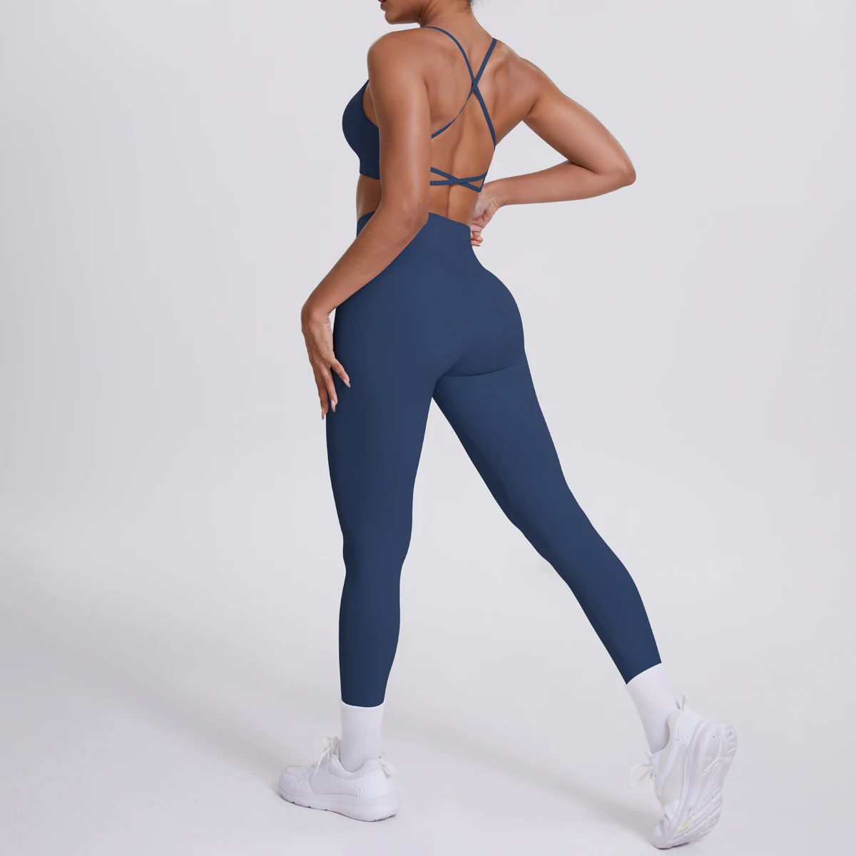 Women's Yoga Suit – Seamless Sports Bra & High Waist Leggings | Breathable Quick Dry Activewear