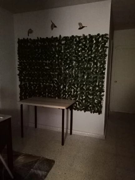 Artificial Ivy Hedge Green Leaf Fence Panels Faux Privacy Fence Screen for Home Outdoor Garden Balcony Decoration photo review