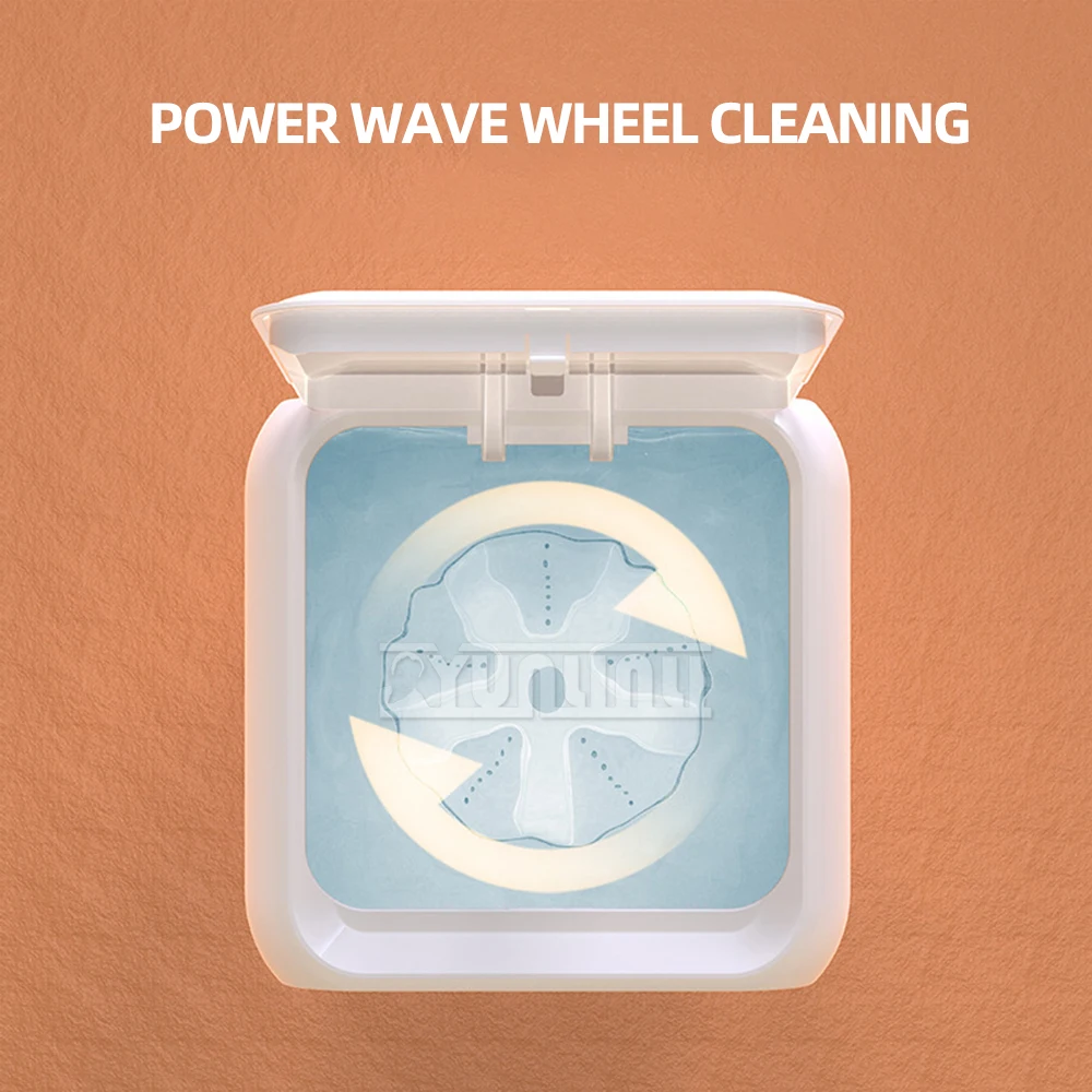 12L Household Portable Semi-automatic Washing Machine With Drying Blue Light Antibacterial 4