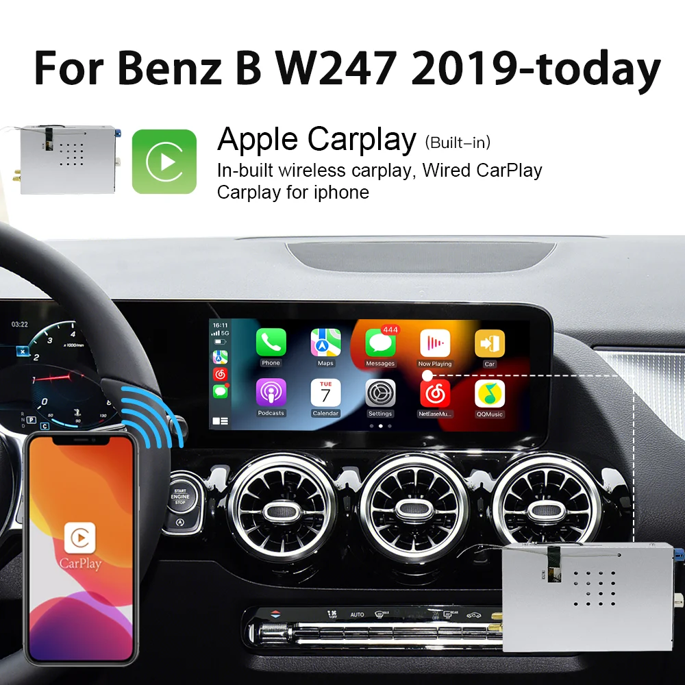 witup Air Carplay box Android interface Mercedes MBUX for 2019today B