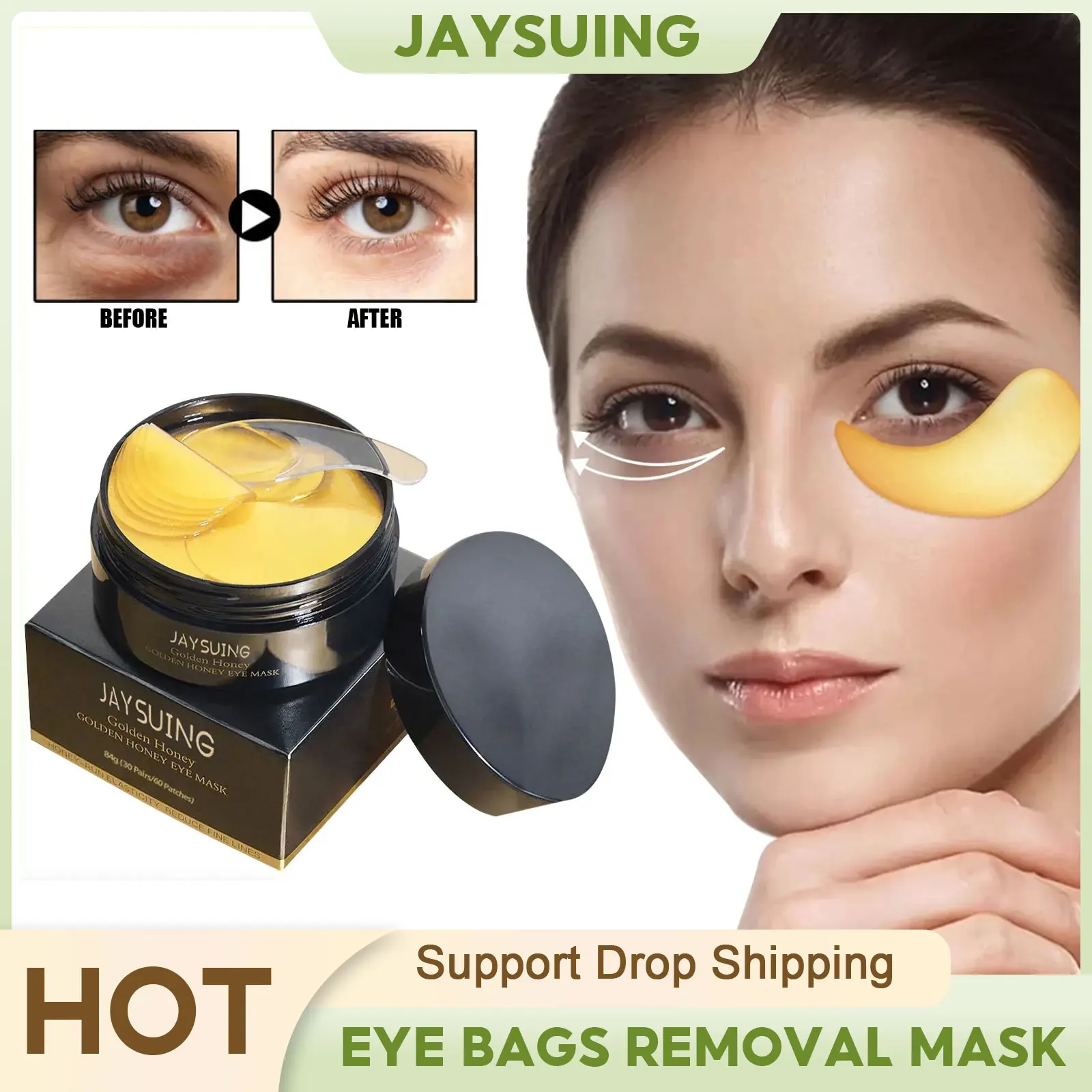 

Eye Mask Anti Dark Circles Wrinkle Removal Lightening Fine Lines Remove Eyes Bags Puffiness Anti Aging Moisturizing Eye Patches