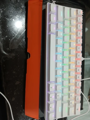 APAYADO K61 60% Wired Mini Mechanical Keyboard RGB photo review