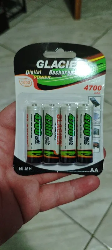 4 Pilhas Recarregável AAA 2700 No Blister Ideal Para Varios Aparelho recarregavel photo review