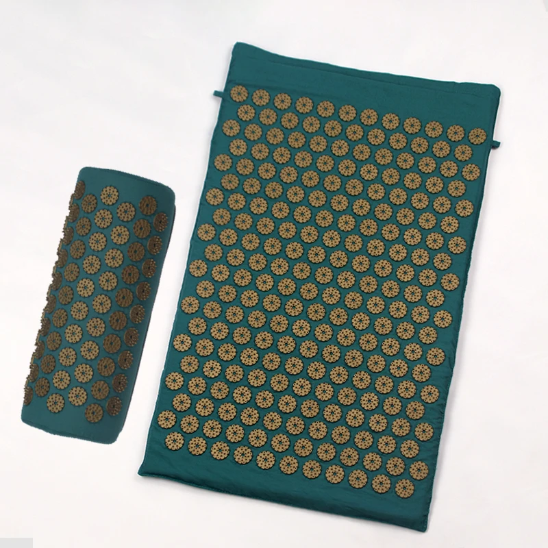 Massage Pad 68*42*2cm Acupressure Massage Mat & Pillow Set Free Storage Bag