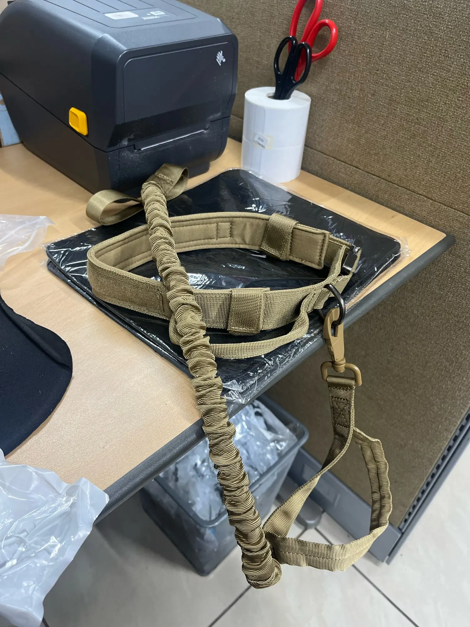 Rugged Tactical Gear: Military-Grade Collar & Bungee Leash for Large Dogs photo review