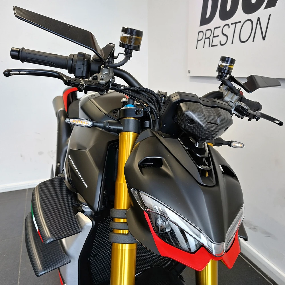 ドゥカティ ストリートファイター V4 バイク用バックミラーLED 【公式