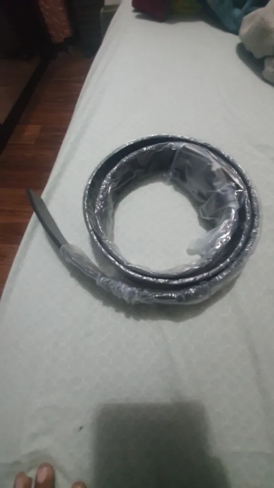 MIDNIGHT SOVEREIGN™ – Black Buckle Genuine Leather Belt photo review