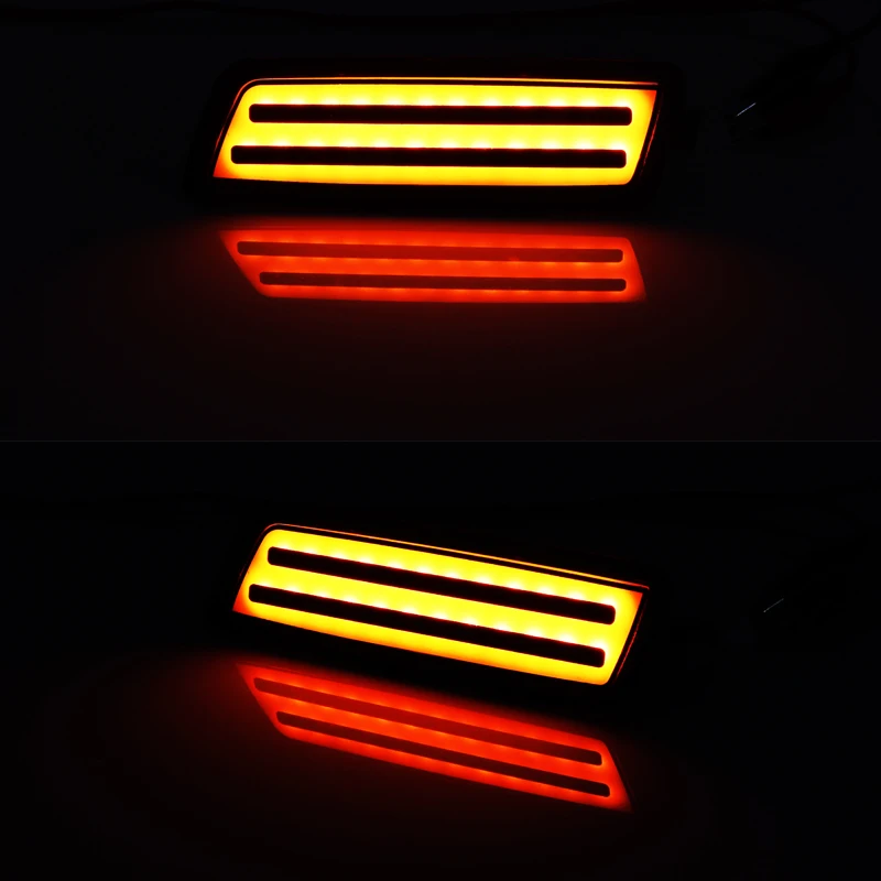 2pcs LED Car Side Marker Lights Sequential Turn Signal Lights For Volkswagen 200