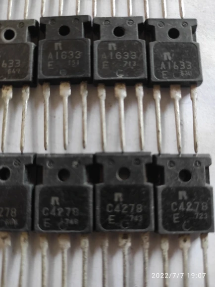 5pairs or 10pcs Transistor ROHM TO-247 2SA1633/2SC4278 A1633/C4278 