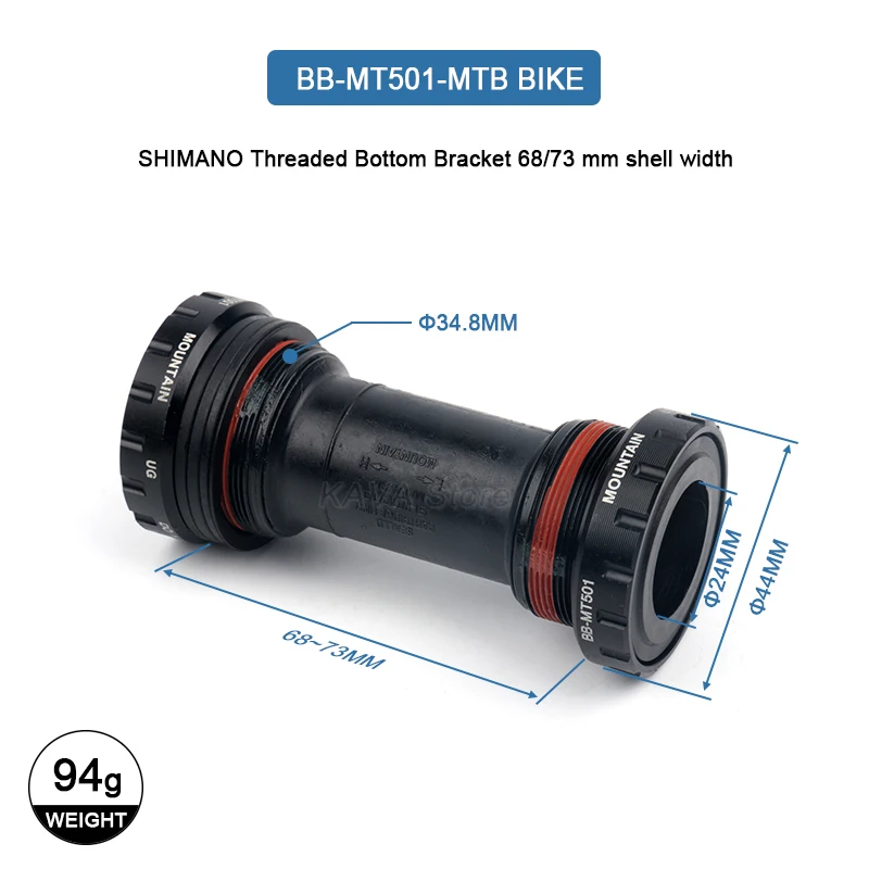 Shimano Bsa Bb-mt501 Movement 68/73 Mm Chain Shimano BB-MT501 BSA