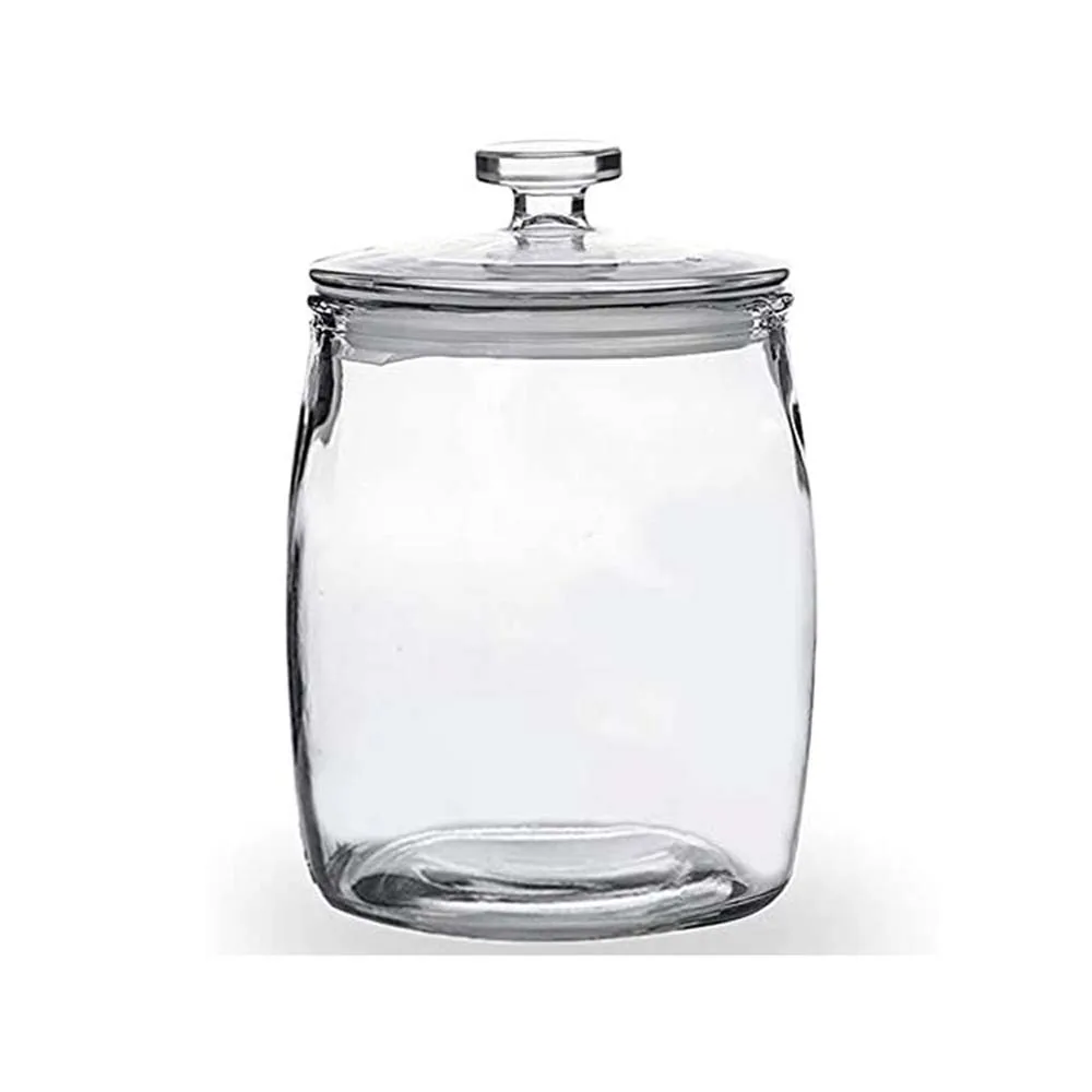 Kitchen Big Storage Glass Jar with Glass Cap and Blackboard Sticker for Marking Food Preserve MOQ500 Custom Available Inbox Us 4