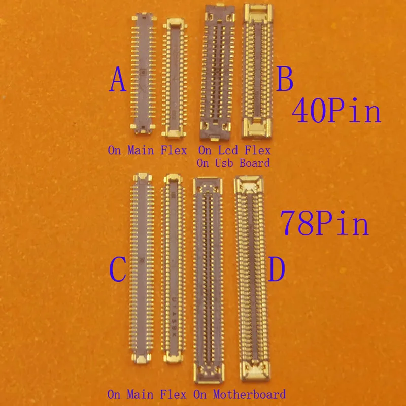 

2-10Pcs LCD Display Screen Charging Plug Jack Flex FPC USB Charger Connector For Samsung Galaxy M32 M325F M22 M225 F22 40 78 Pin
