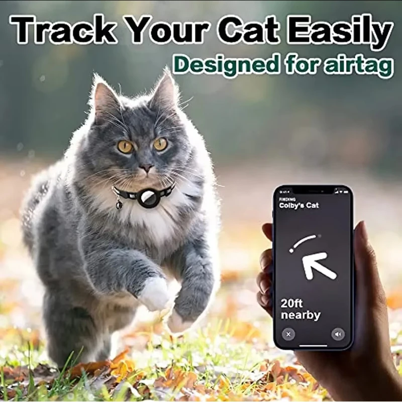 Reflective Airtag Cat Collar 4