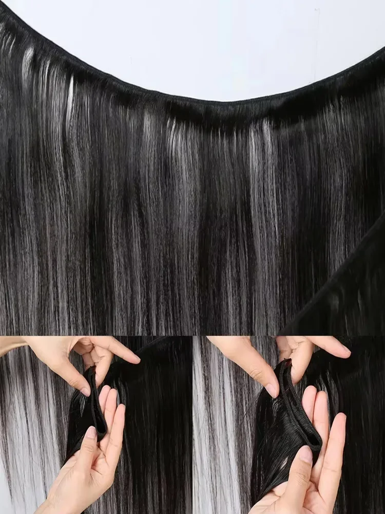 Mossily 30 40 Inch Bone Straight 100% Human Hair Bundles Deal Brazilian Human Hair 3 4 Bundles Raw Hair Extensions Natural Color 5