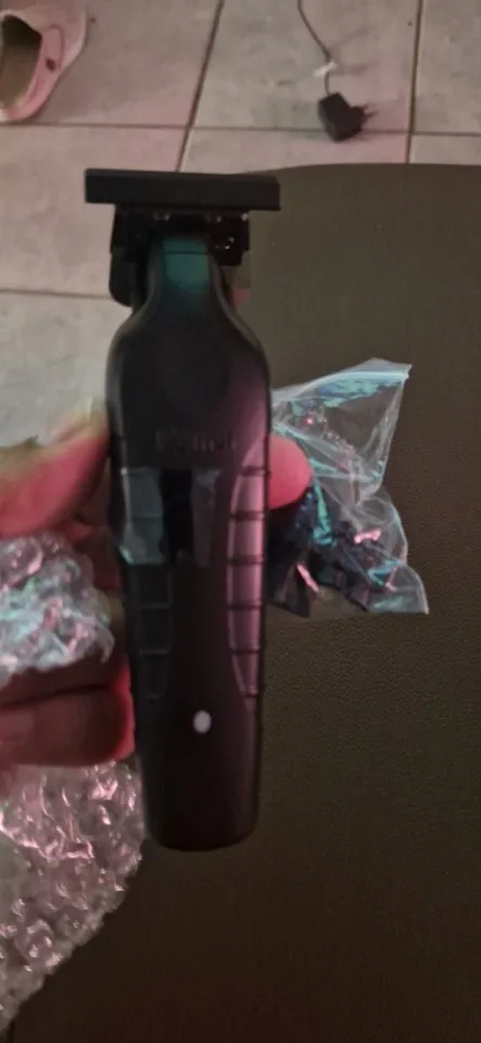 Kemei 2299 barbeiro aparador de cabelo sem fio 0mm zero lacunas escultura clipper detalhe profissional máquina corte acabamento elétrico photo review