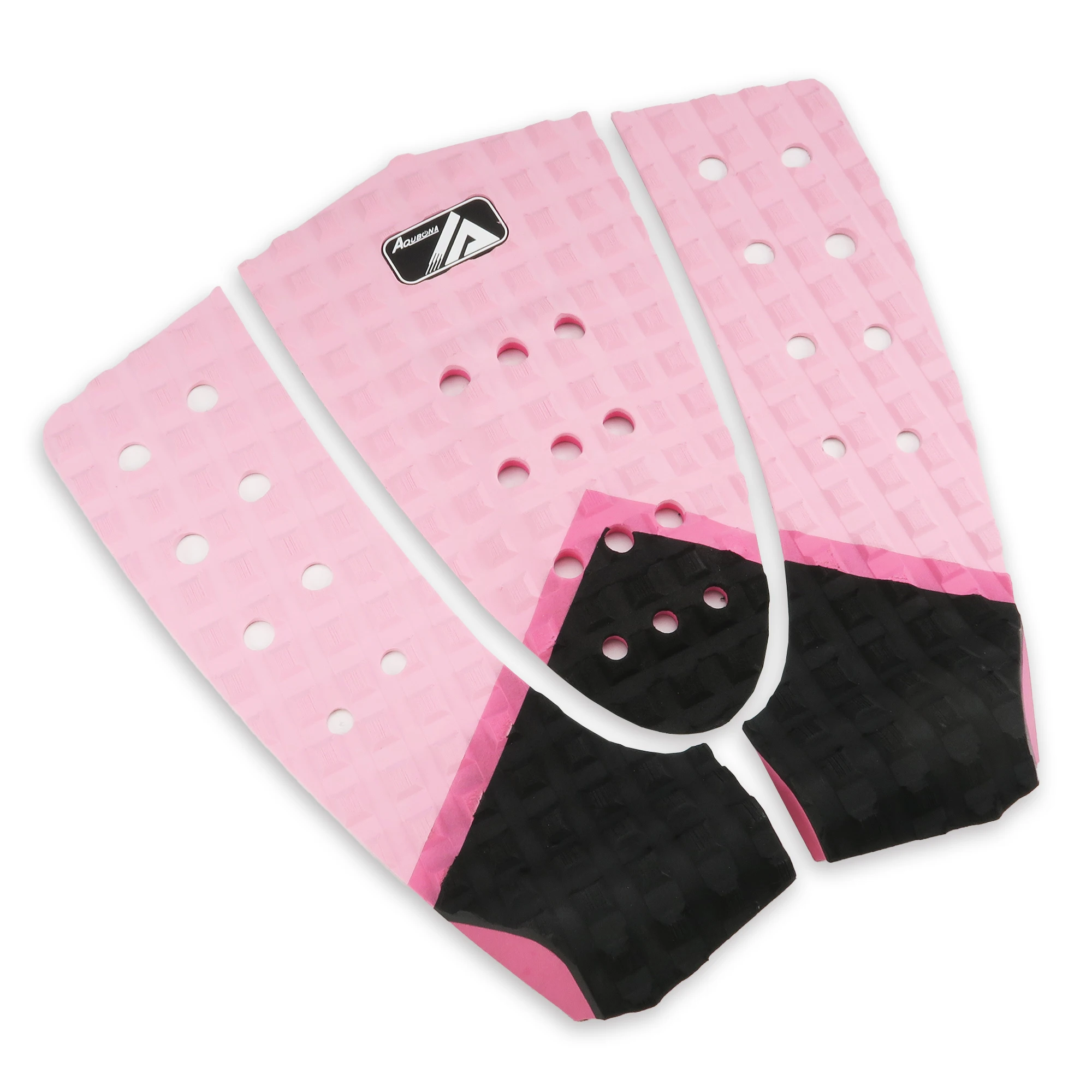 Surfboard Traction Pad 3 Piece EVA Surfboard Deck Traction Pads with Kicker for Stomp Skimboards Applies All Boards Multiple Color Choices
