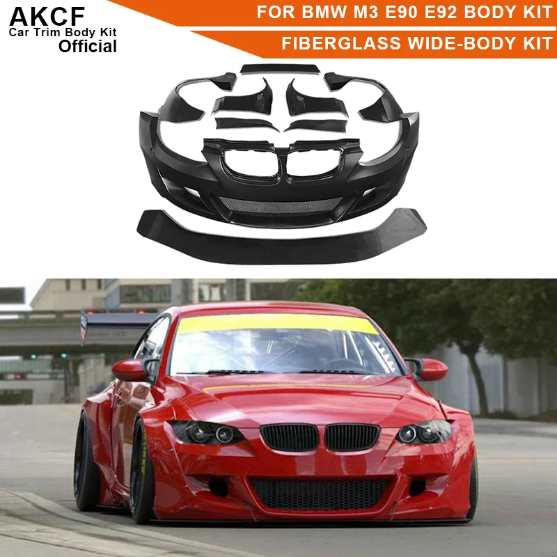 FiberglassRocketBunnyStyleWideBodyKitforBMW3SeriesM3E90E92