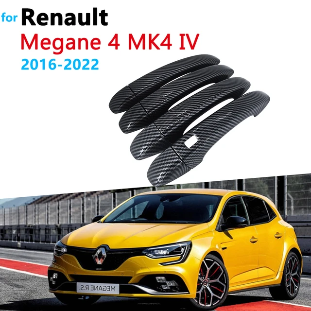 Carbon Faser Robust Tür Griff Abdeckung für Renault Megane 4 IV MK4 2016 ~  2022 Auto Außen Dekorieren Schutzhülle Zubehör aufkleber - AliExpress