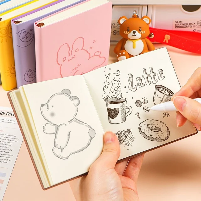 Square Notebook And Journal Mini Notepad Diary Agenda Planner With Lined/Grid/Blank Writing Paper Back To School Office Supplies 1