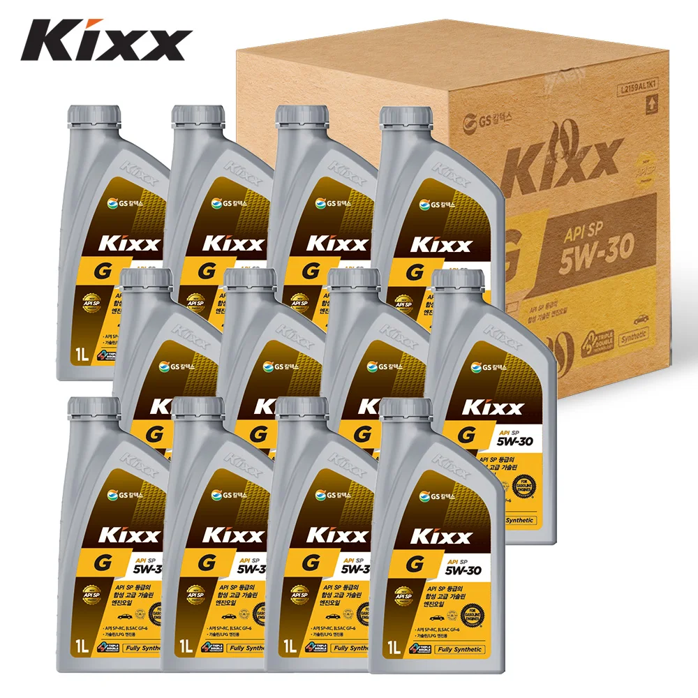 KIXX G API SP 5W30 가솔린 LPG 엔진오일 1L X 12개