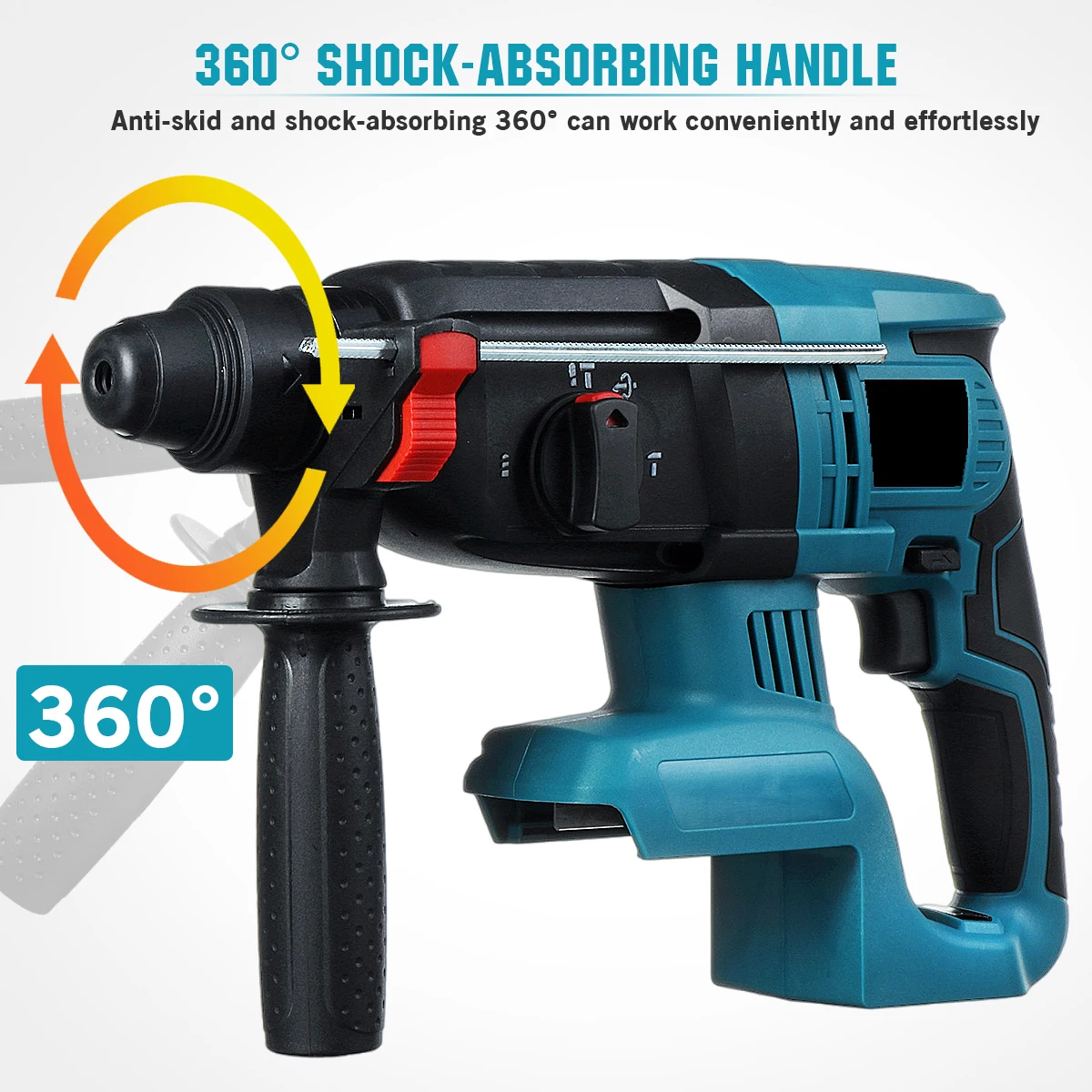27mm Bürstenlosen Elektrischen Bohrhammer Schlagbohrschrauber SDS Plus Chuck Cordless Power Tools Für Makita 18V Batterie – Detail 13