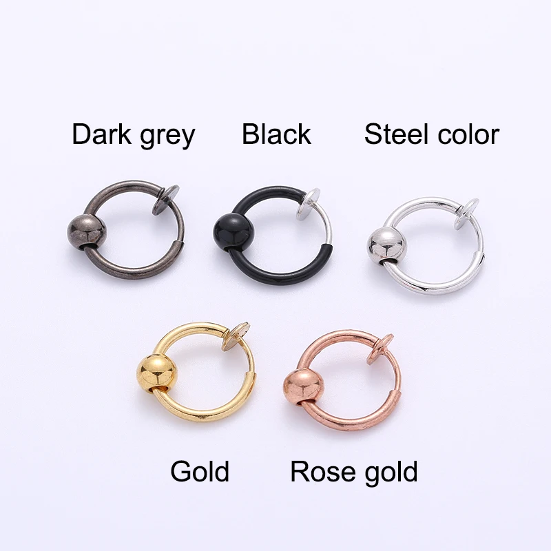 1 Pair Ear Cuff Hoop Fake Earrings Man Without Drilling Ear Clip On Earrings For Women Without Piercing Earring Non-Hole