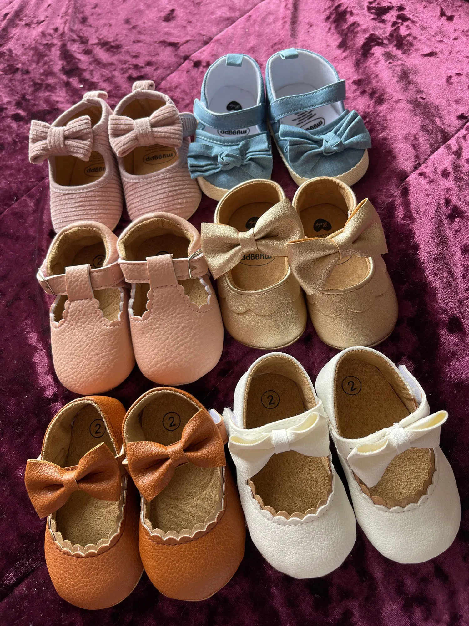 Newborn Baby Shoes Classic Stripe Leather Boy Girl Shoes Multicolor Toddler Rubber Sole Anti-slip First Walkers Infant Moccasins photo review