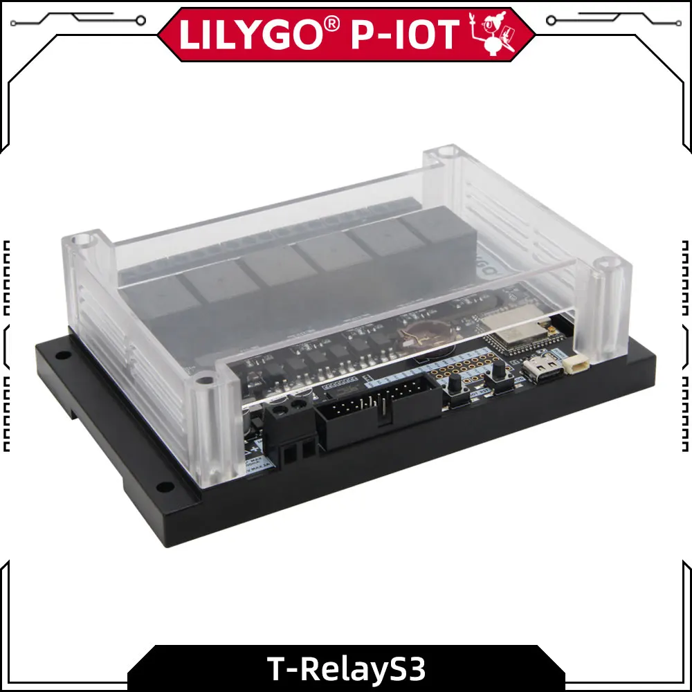 Relé Esp32-s3-wroom1u Development Board Display Lcd Expansível Hrs4h-s-dc5v 24-way Relés Lílio®t-relay-s3 Esp32-s3 6-way
