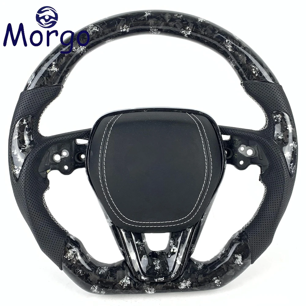 

Forged Carbon Fiber Steering Wheel For Toyota Camry Avalon Corolla 2018 2019 2020 2021Land Cruiser Steering Wheel Customized